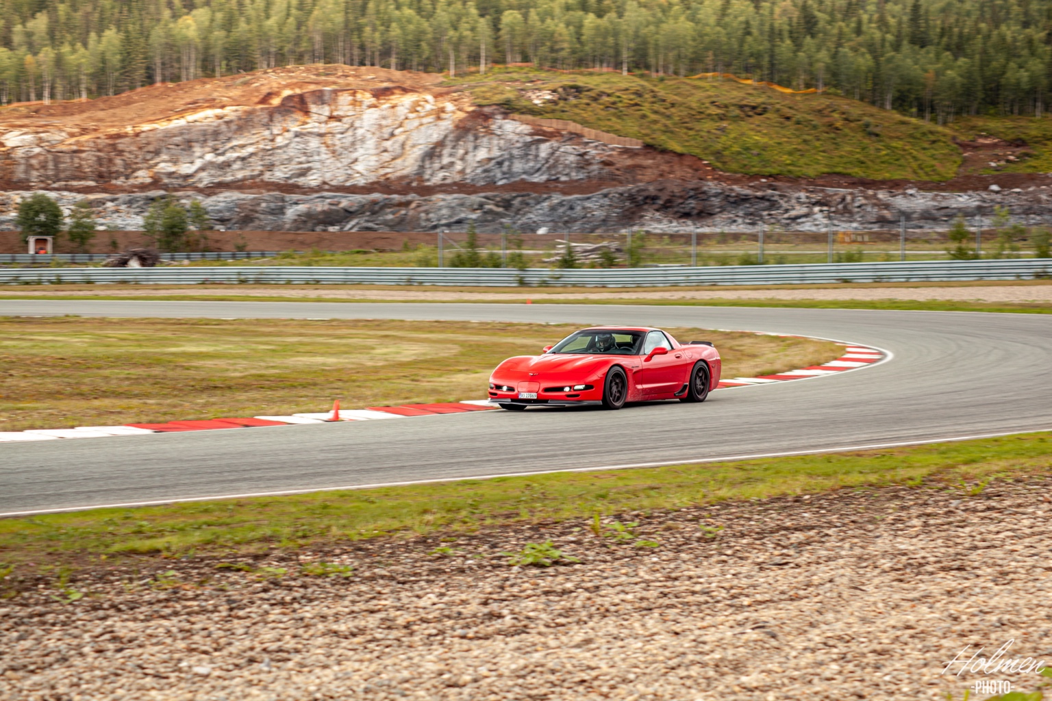 Chevrolet Corvette Z06 på bane
