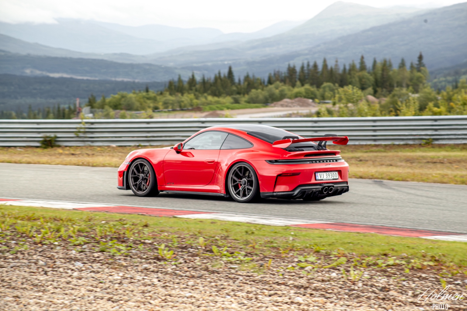 Porsche 911 992 GT3 på bane