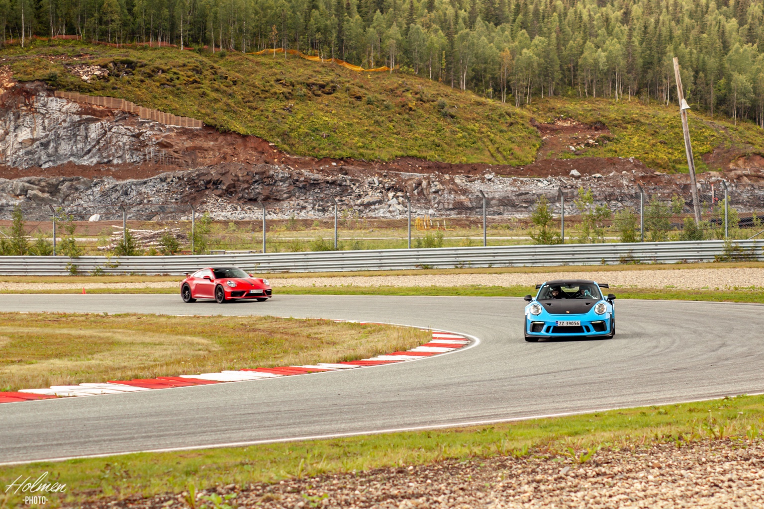 Porsche 911 991 GT3RS på bane