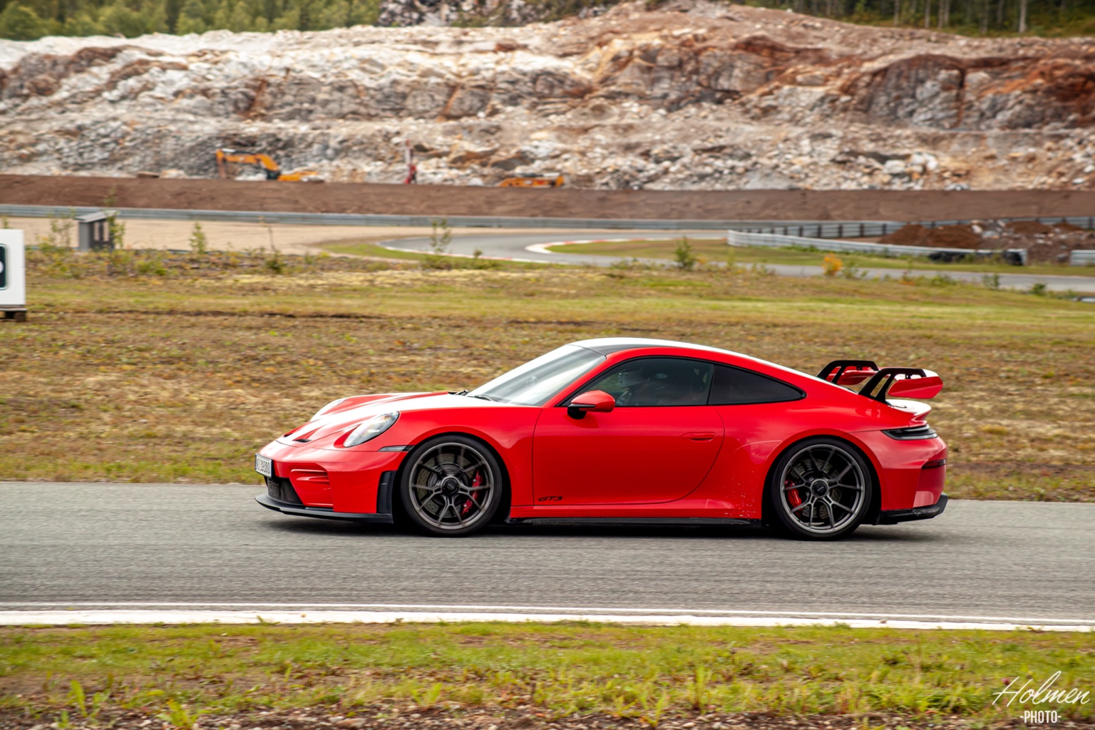 Porsche 911 992 GT3 på bane