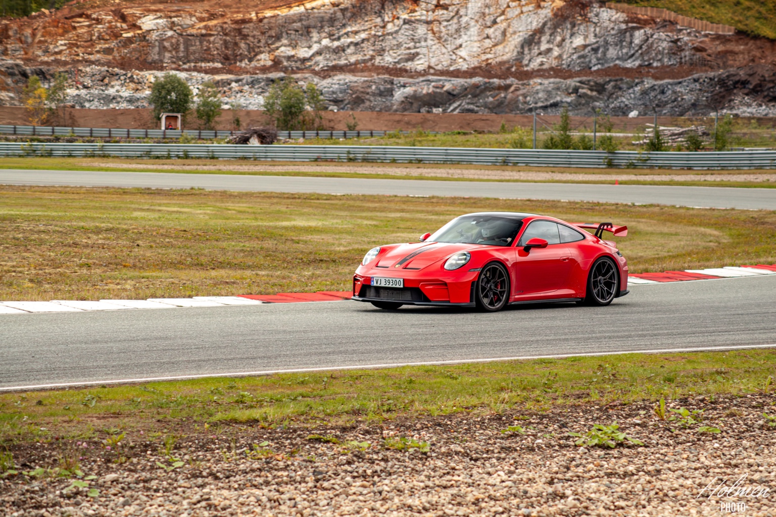Porsche 911 992 GT3 på bane